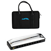 EASTTOP - (T002-7) 7-Professional Blues Harp Pack with Tailoring Reeds