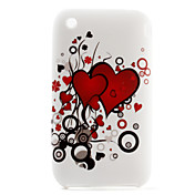 Heart-Shaped Pattern Soft Case for iPhone 3G and 3GS