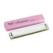 Kaine - (k2420) tremolo munnspill c key/24 holes/24 toner med rosa boks