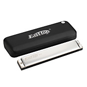 EASTTOP - (T2410) 24 Holes Octave Harmonica with Leather Box