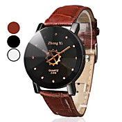 Damen PU Analog Water Resistant Stil Quarz-Armbanduhr (verschiedene Farben)