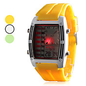 Caucho Hombre de pulsera LED analógico - Reloj digital (colores surtidos)