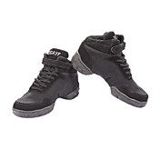 Women's Black Fabric and Rubber Pure Color Dancing Shoes (Assorted Sizes)