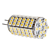 G4 6W 120x3528 SMD 420-450LM 3000-3500K Warm White Light Bulb Milho LED (12V)