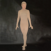 Carne de color unisex Lycra Sheer Silk Zentai Suit