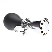 Black + Silver Aluminum Alloy + Rubber New Designet Bicycle Horn
