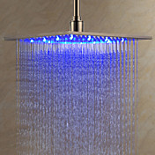 12 inch roestvrij stalen vierkante geleid regenval douche kop (zonder douche-arm) (0758-hm-bd003-1)