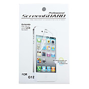 Protector de pantalla transparente Protector con paño de limpieza para HTC G12