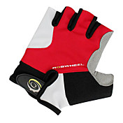 Mesh+Cloth+Fiber Non-Slip+Breathable Half-Finger Cycling Gloves 41212