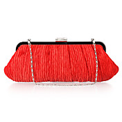 Charming Satin with Crystal Evening Handbag/Clutches(More Colors)