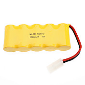 6V 2500 mAh Rechargeable NI-CD Battery