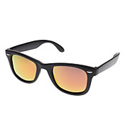 Vintage Laser Giallo Occhiali da sole polarizzati lente Black Frame in legno