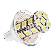 MR11 4W 24x5050 SMD 340-360LM 6000-6500K Branco Natural Lâmpada LED de milho (12V)