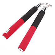 Weibang Black + Red Steel + Espuma Nunchakus 210A (Stick 285 milímetros, Cadeia de 180mm)