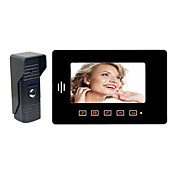 7 дюймовый цветной видео-телефон двери с Touch Key (Warterproof камера наружного)