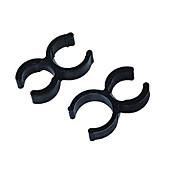 Nylon + plastic klembeugels voor fietspomp 33.086 (een paar)