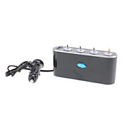 4 Adaptateur allume-cigare cigarette Socket avec port USB et iPhone 4/4S commutateurs et autres