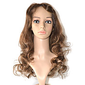 Lace Front 20 Inch Hand-tied 100% Human Hair Body Wave Hair Wigs