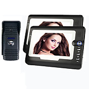 Villa-type 7-inch Color Video Intercom Doorbell System(Pinhole Outdoor Camera)