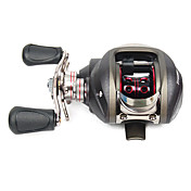 Trulinoya - (TR120LA) Vissen Reel 10 +1 Ball Bearing Left Hand (Zwart)