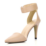 Elegant Leatherette Stiletto Heel Spiss Toe Pumps med borrelås Party / Evening Sko