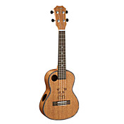 TOM - (TUC-260) Panda Sculpted Acoustic Sound Hole Mahogany Concert Ukulele with Bag