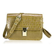 Fashion Leather Alligator Print Lässige Schultertasche (mehr Farben)