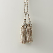 Classic Polyester Brown Tassel (ett par)