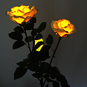 Couleur 0.18W Changement de plastique lumineuse LED solaire de jardin