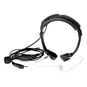 Halsen kommunikation headset med i örat hörlurar speciell design för walkie talkie