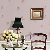 Country Style цветочные PVC Wall Paper 1301-0036