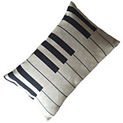 música sonho algodão / linho fronha decorativo