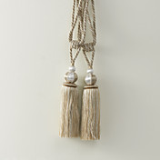 Classic Khaki Polyester Tassel (ett par)