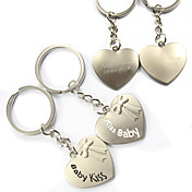Porte-clés personnalisé - Baby Kiss (Lot de 6 paires)