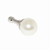 Pearl 3.5 MM anti-polvo para auriculares Jack para iPhone y iPad
