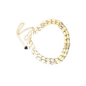 Fashion Alloy & Suede Party/Fashion Belt With Rhinestones (More Colors)