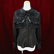 Ruffled Long Sleeve Cotton Aristocrat Lolita Blouse