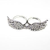 Biciclici zircone Angel Wings Ring (colori assortiti)