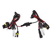 Xenon H3 HID Bombillas luces delanteras del coche Lámpara de (12V-35W, 2-Piece)