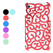 Hollow Out Style Flower Design Hard Case for iPhone 4 and 4S (Assorted Colors)