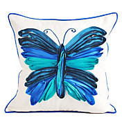 Clássico de algodão borboleta fronha decorativa