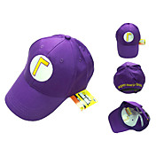 Cosplay Cap Inspired by Super Mario Waluigi Purple