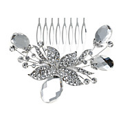 Chic Alloy Met Hair Rhinestone Women's Kammen