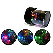 Starry Sky Rotatorio de la lámpara LED / caja de música (ramdon Color)
