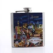 Personalized 6-oz Flask - Las Vegas