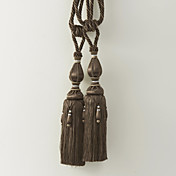 Classic Brown Rayon Tassel (ett par)