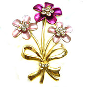 Women's Delicate Floral Brooch(Random Color)