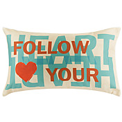siga o seu coração fronha decorativo