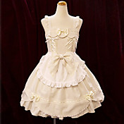 Sleeveless Short Cotton Sweet Lolita Dress with Lace