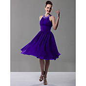 ELISKA - Vestido de Fiesta de boda o de Dama de honor de Gasa